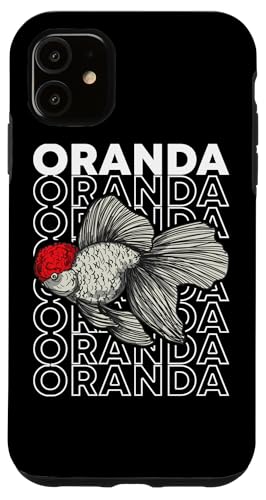 Hülle für iPhone 11 Oranda Goldfish 80er-Jahre-Stil Ausgefallener von JRRTS