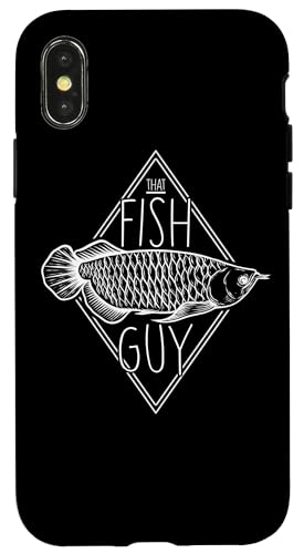 Hülle für iPhone X/XS Das Fish Guy Aquarium-Hobby von JRRTS