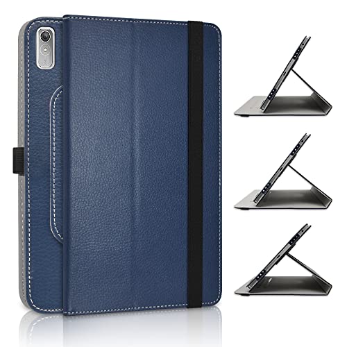 JRTAL Kompatibel mit Lenovo Tab P11 2nd Gen Hülle, 360°Drehbarer Cover Kunstleder Schutzhülle Tasche Etui mit Ständerfunktion für Lenovo Tab P11 (2nd Gen) TB350FU 11.5" Tablet - Navy Blau von JRTAL