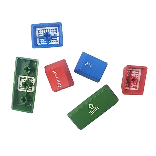 JSGHGDF 6PCS Keycaps Contrl OEM Height Keycap 1.25U 10mm DyeSUB Personality Keycap Mechanische Tastaturen von JSGHGDF