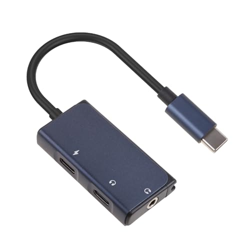 JSGHGDF USB C auf 3,5 mm Kopfhörer und Adapter, für schnelles Aufladen an Port 60 W Dongle von JSGHGDF