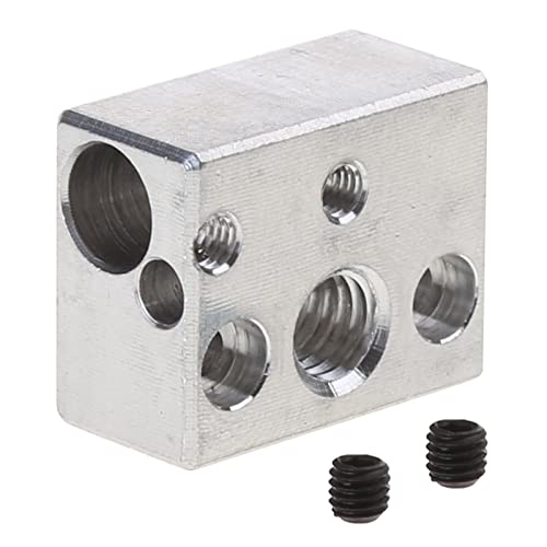 JSGHGDF Zubehör Düsenheizblock Ender3 Aluminium Heizblock J Hotend Bowden Extruder von JSGHGDF