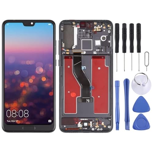 JSJ -Mobiltelefonreparaturteile OLED LCD -Bildschirm fr Für Huawei P20 Pro -Digitalisierer Vollbaugruppe mit Rahmen von JSJ Cellphone Repair Parts