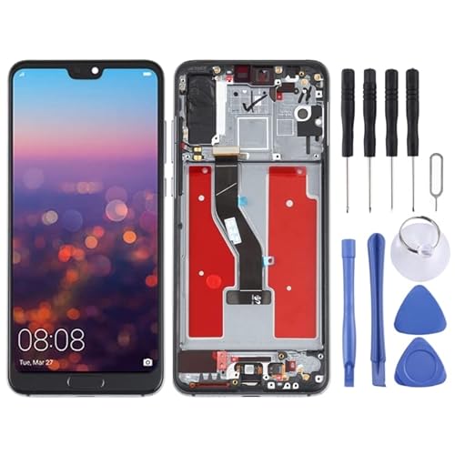 JSJ -Mobiltelefonreparaturteile OLED LCD -Bildschirm fr Für Huawei P20 Pro -Digitalisierer Vollbaugruppe mit Rahmen von JSJ Cellphone Repair Parts