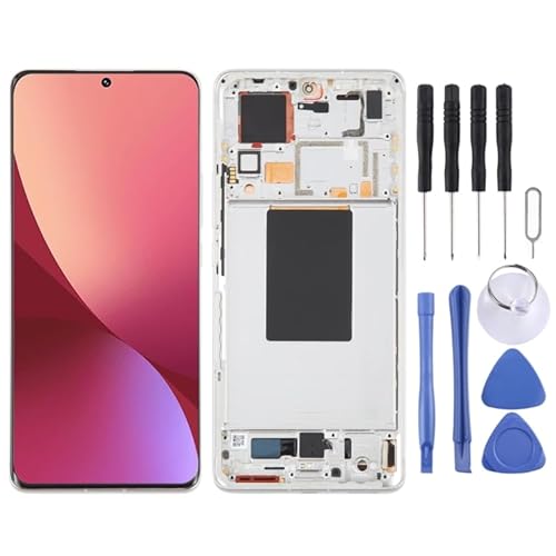 Handy Touch LCD-Anzeige Fr für Xiaomi 12 Pro / 12s Pro Amoled LCD -Bildschirm -Digitalisierer Vollmontage mit Frame von JSJ Phone Accessories