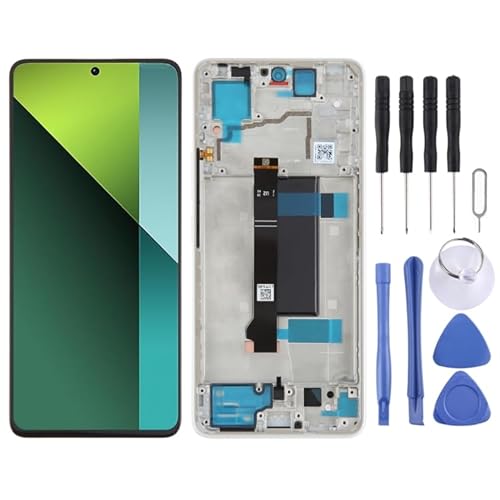 Handy Touch LCD-Anzeige Fr für Xiaomi Redmi Hinweis 13 Pro 5G AMOLED Material LCD -Bildschirm Digitalisierer Vollstndiger Baugruppe mit Rahmen von JSJ Phone Accessories