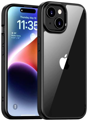 JT Berlin Pankow Hybrid Backcover Apple iPhone 15 Plus Schwarz, Transparent von JT Berlin