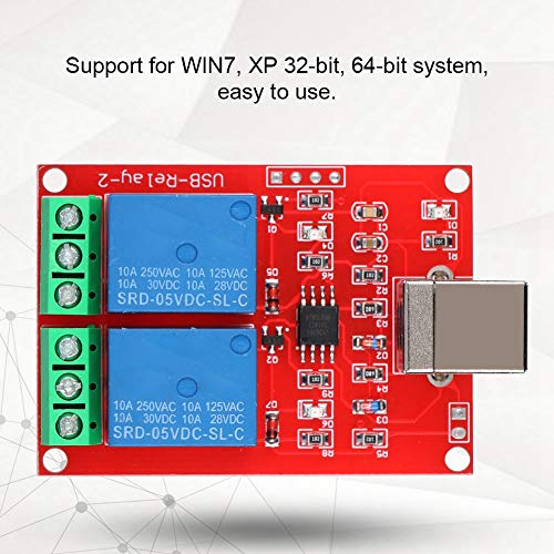 JTLBPc Sm2-Channel 5V Computer USB Smart Switch Controller PC Relay Drive Module Expansion Boardart 7×5×2 2-Channel 5V Computer USB Controller PC Relay Drive Module Expansion Board von JTLB