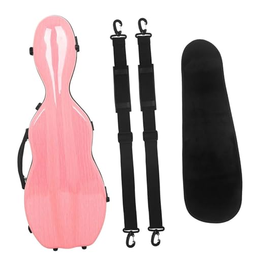 4/4 Violine Fall Leichte Tragbare Carbon Faser Violine Box Mit Gebautin Hygrometer Schulter Gurt Instrumentenkoffer für Violine von JTYUERWQ