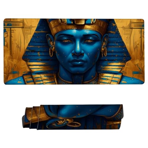 Gaming Mauspad XXL,Mauspad Ägypten Mousepad 1200x600x3mm,Schreibtischunterlage Mann Mousepad,Wasserdicht Mauspad Gaming,Improved Precision and Speed,Gaming-Mauspads für PC,Geschenke für Männer ZH-882 von JUAIYOON