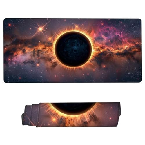 Gaming Mauspad XXL,Mauspad Sternenhimmel Mousepad 1000x500x3mm,Schreibtischunterlage Fußball Mousepad,Wasserdicht Mauspad Gaming,Improved Precision and Speed,Gaming-Mauspads für PC,Geschenke ZH-298 von JUAIYOON