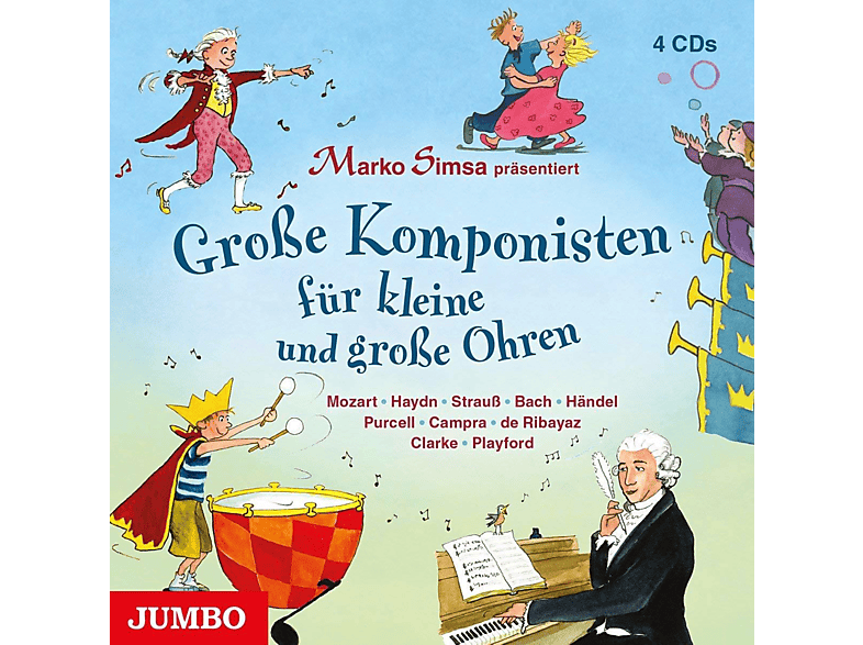 Marko Simsa - Grosse Komponisten Für Kleine Und Ohren (CD) von JUMBO NEUE