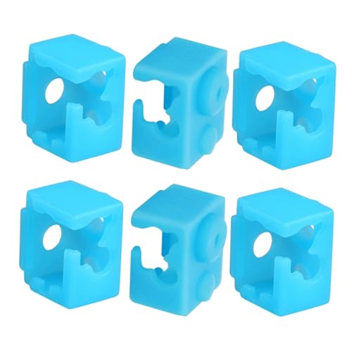JUMPLAWN 6 Stück Wärmeblock-Aluminiumblock-Silikonabdeckung D Druck Zubehör D Drucker Teile Hotend Zubehör Heizblock Druckerteile Silikonblöcke Silikon-Heizkissen Kieselgel Sky-blue JUMPLAWN 6 Stück Wärmeblock-Aluminiumblock-Silikonabdeckung D Druck Zubehör D Drucker Teile Hotend Zubehör Heizblock Druckerteile Silikonblöcke Silikon-Heizkissen Kieselgel Sky-blue von JUMPLAWN