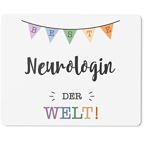 JUNIWORDS Mauspad Mousepad, Beste Neurologin der Welt (5712694) von JUNIWORDS