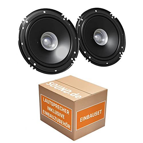 JUST SOUND best choice for caraudio Lautsprecher Einbauset kompatibel mit CS-J610X Koax Auto Lautsprecher 16,5cm inkl. Einbauzubehör 300 Watt passend für Opel Astra F,G,H von JUST SOUND best choice for caraudio