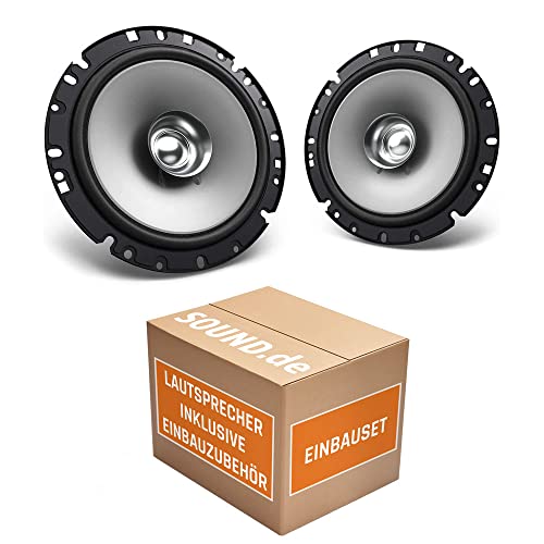 Lautsprecher Boxen Kenwood KFC-S1756-16,5cm Koax Auto Einbauzubehör - Einbauset passend für FIAT 500 Front - justSOUND von JUST SOUND best choice for caraudio