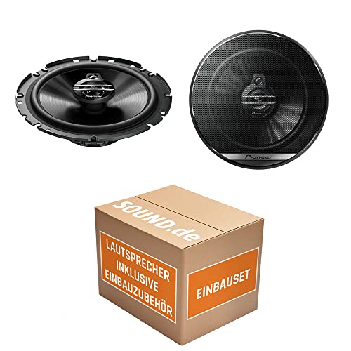 Lautsprecher Boxen Pioneer TS-G1730F - 16,5cm 3-Wege Koax Paar PKW 300WATT Koaxiallautsprecher Auto Einbausatz - Einbauset passend für Citroen Berlingo 1 - justSOUND von JUST SOUND best choice for caraudio