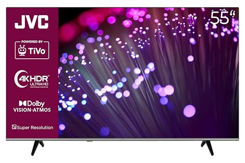 JVC Fernseher 55 Zoll Smart TV Powered by TiVo 4K UHD Fernseher mit Dolby Vision HDR, Dolby Atmos und Triple-Tuner, LED TV LT-55VU7555 JVC Fernseher 55 Zoll Smart TV Powered by TiVo 4K UHD Fernseher mit Dolby Vision HDR, Dolby Atmos und Triple-Tuner, LED TV LT-55VU7555 von JVC