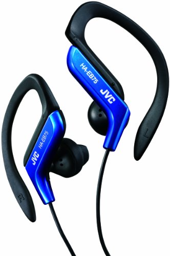 JVC HA-EB75-A-E Ear-Clip Stereokopfhörer (105 dB, 200 mW) blau von JVC