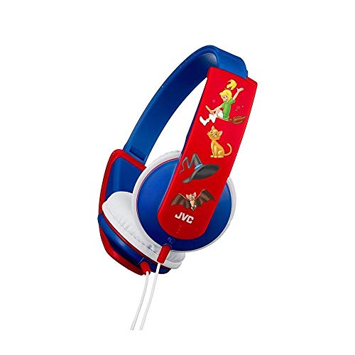 JVC HA-KD5-AE Bibi Blocksberg Edition Hochwertiger Stereokopfhörer für Kinder blau/rot, Null von JVC