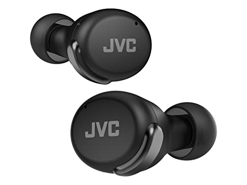 JVC HA-Z330T-B - Kompakte True Wireless Ohrhörer, akt. Noise Cancelling, geringes Gewicht, stylisches Design, BT 5.2, wasserdicht (IPX4), 21 Stunden Spielzeit, Low-Latency Modus für Spiele, (Schwarz) von JVC