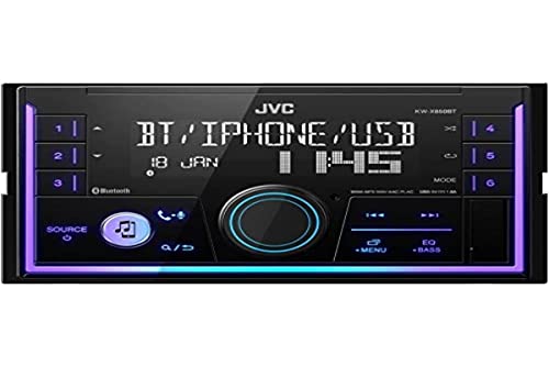 JVC KW-X850BT Mechless 2-Din Digitaler Media-Receiver mit Bluetooth, USB kompatibel mit iPhone/Android von JVC