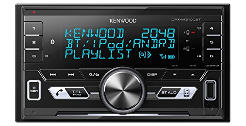Kenwood DPX-M3100BT Doppel-DIN Digital Media Receiver mit Bluetooth-Freisprecheinrichtung und iPod-Steuerung schwarz von JVC