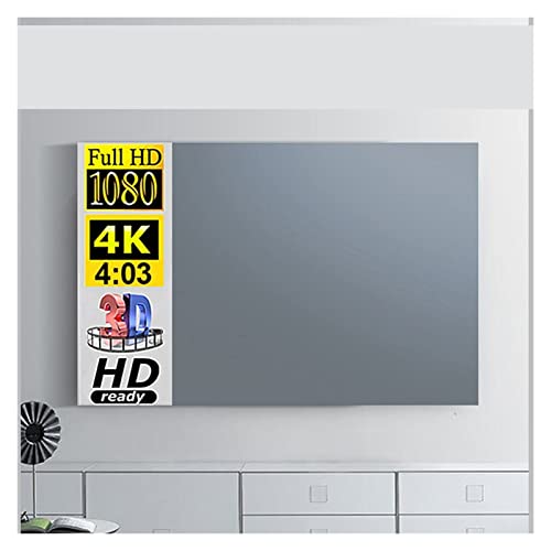 Projektionswände Projektor 4:3 106 100 92 84 72 60 30 Zoll 3D 1080P HD Faltbares tragbares Projektionstheater Outdoor Indoor Movie Screen(50 inch) von JVDDI