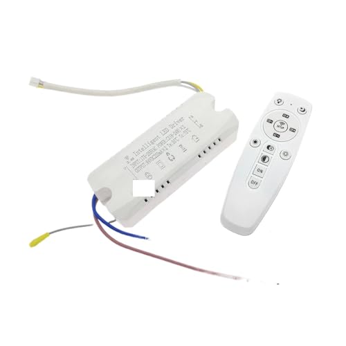 2.4G Intelligent LED Driver X2 X4 X6 Remote+ APP Control Color Brightness Dimmable Power Supply For Dual Color Ribbon Chandelier(3Pin-(8-24W) x2) von JVNTOPIHW