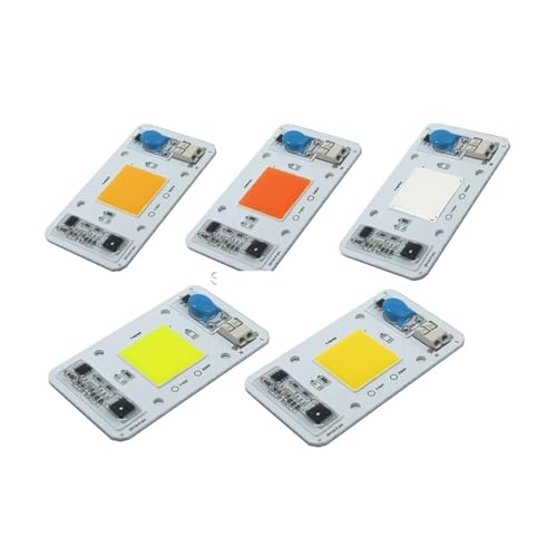 LED 50W COB Chip Bulbs AC 110V 220V Integrated Smart IC Driver Cool White Warm White Red Green Blue Yellow Full Spectrum(Blue 460nm,50W AC110V) von JVNTOPIHW