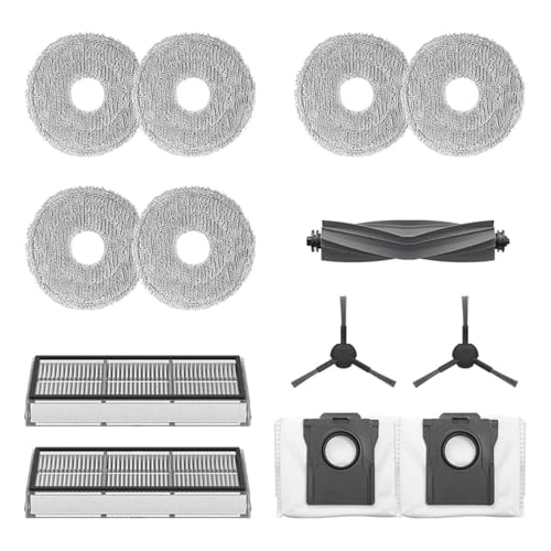 Kompatibel mit L10s Pro Ultra Roboter-Staubsauger, Hauptseitenbürste, Hepa-Filter, Mopptuch, Staubbeutel, Zubehör-Set von JYMADLY