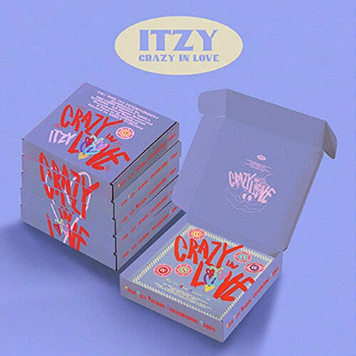 ITZY CRAZY IN LOVE 1st Album [ RYUJIN ] Ver. 1ea CD+64p Photo Book+1ea Lyric Paper+2ea Photo Card+2ea Polaroid Card+1ea Sticker Pack von JYP Ent.