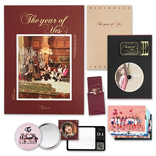 TWICE 3rd Special Album - THE YEAR OF YES [ B Ver. ] CD + Photobook + QR Code Card + Sticker + Photocard + OFFICIAL PHOTOCARDS SET + OFFICIAL POSTER + FREE GIFT / K-pop Sealed von JYP Entertainment