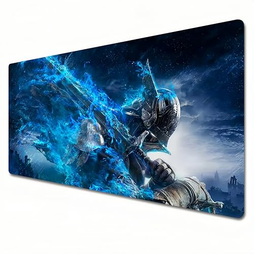 JYWXSQLT Elden Ring Nightreign XXL Mousepad Lila Groß Gaming Mauspad 900x400 cm Vernähte Kanten und Schreibtischunterlage für Home Office (XXL) von JYWXSQLT