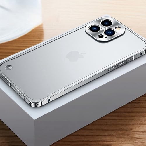 JZFDCLF Grüne Metallrahmenabdeckung aus Aluminiumlegierung für iPhone 14 Max 13 12 11 Pro Max 13 12 Mini-Stützhülle, A8, für iPhone 12 Pro von JZFDCLF