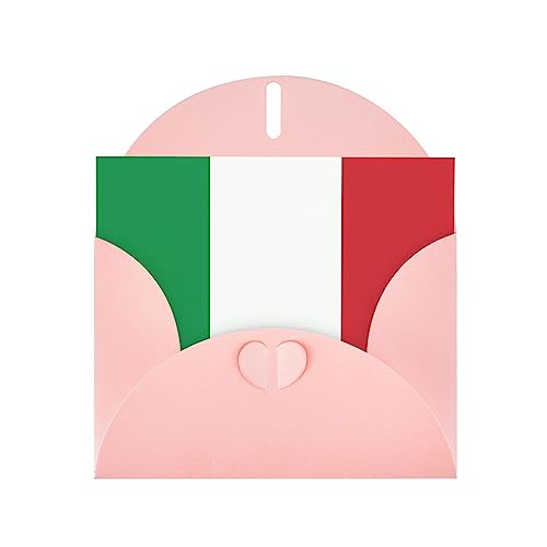 Italien-Flagge, elegante Perlen-Grußkarte für Weihnachten, Segenskarte, Geburtstag, Valentinstag von JZIRQWKXVS