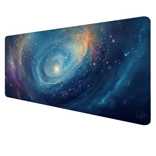 Blau Mouse Mat Gaming Mouse Mat XXL 800x400x3mm Multifunctional Mousepad Lila Schreibtischunterlage groß,Non-Slip Rubber Base,Extended Desk Protection,for PC Unterlage Schreibtisch J799 von Jaalinng