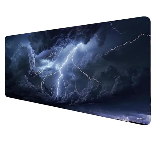 Dunkle Wolken Mouse Mat Gaming Mouse Mat XXL 700x300x3mm Multifunctional Mousepad Wolke Schreibtischunterlage groß,Non-Slip Rubber Base,Extended Desk Protection,for PC Unterlage Schreibtisch J541 von Jaalinng