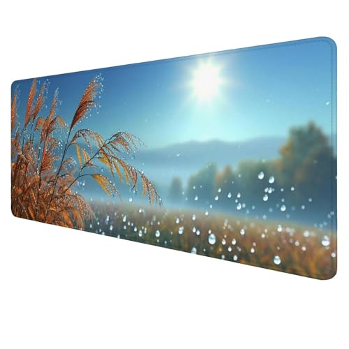 Gaming Mouse Pad Tau Mouse Mat XXL 1600x800x3mm Schreibtischunterlage Groß Mousemat Herbst Non-Slip Desk Protection Waterproof Desk Pad for Home Office Pc Unterlage ​Schreibtisch J677 von Jaalinng