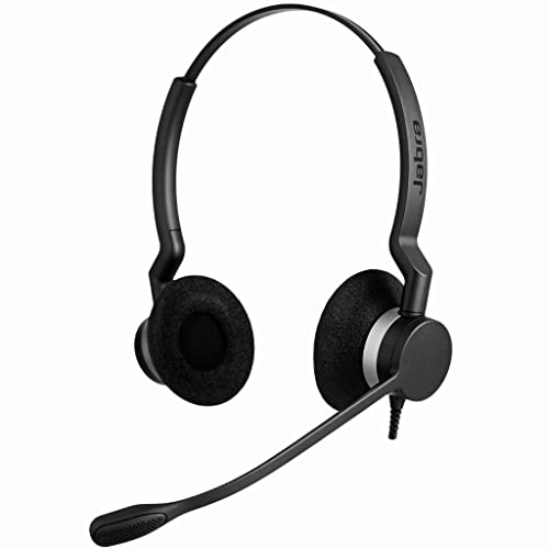 Jabra Biz 2300 Duo Kits Headset Anschluss (S): Verbindung Modular Standard, schwarz von Jabra