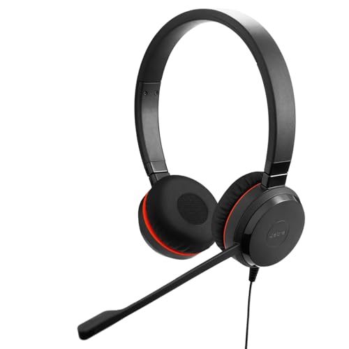 Jabra Evolve 30 II, Unified Communications zertifiziertes Stereo-Headset mit Anrufsteuerung, Mikrofon mit Geräuschunterdrückung, LED-Anzeigen, hervorragende Klangqualität, USB-C/A, Schwarz Jabra Evolve 30 II, Unified Communications zertifiziertes Stereo-Headset mit Anrufsteuerung, Mikrofon mit Geräuschunterdrückung, LED-Anzeigen, hervorragende Klangqualität, USB-C/A, Schwarz von Jabra