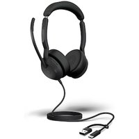 Jabra Evolve2 50 UC Stereo kabelgebunden Headset schwarz USB-A/C Jabra Evolve2 50 UC Stereo kabelgebunden Headset schwarz USB-A/C von Jabra
