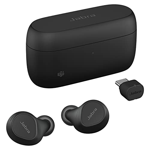 Jabra Evolve2 Buds True Wireless In-Ear-Bluetooth mit aktiver Geräuschunterdrückung (ANC), 4 Mic MultiSensor Voice-Technologie - für MS Teams und alle gängigen Meeting-Apps zertifiziert - Schwarz von Jabra