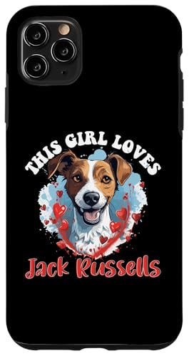 Hülle für iPhone 11 Pro Max Jack Russell Terrier Hund Dieses Mädchen liebt Jack Russells von Jack Russell Terrier Dog Breed Pet Designs