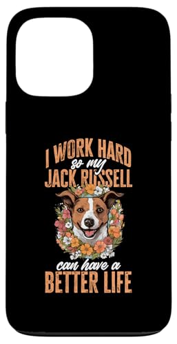 Hülle für iPhone 13 Pro Max Jack Russell Terrier Hund Ich arbeite hart, also mein Jack Russell von Jack Russell Terrier Dog Breed Pet Designs