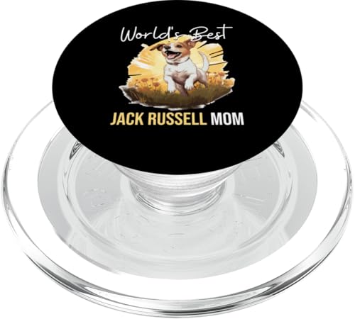 Jack Russell Terrier-Hund Die beste Jack Russel-Mutter der Welt PopSockets PopGrip für MagSafe von Jack Russell Terrier Dog Breed Pet Designs