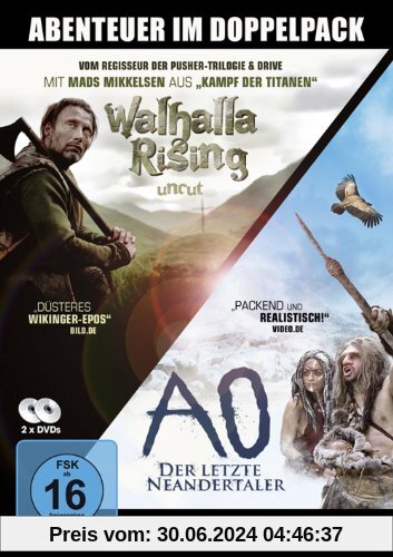 Die große Abenteuer-Box - 2 Abenteuer-Highlights in einer Box: Walhalla Rising, AO - Der letzte Neandertaler [2 DVDs] von Jacques Malaterre