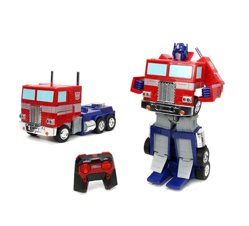 Jada Toys Transforming RC Optimus Prime, 253114000, Mehrfarbig von Jada Toys