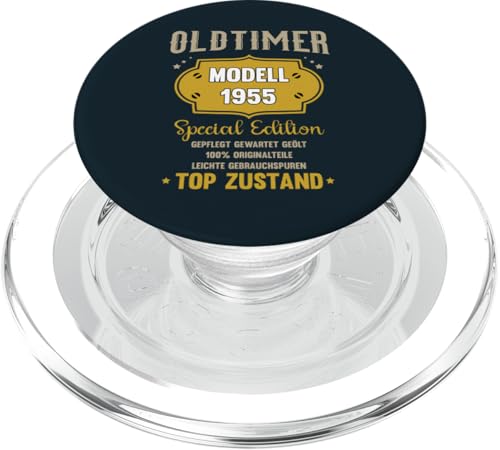 Oldtimer Modell 1955 - 70. Geburtstag PopSockets PopGrip für MagSafe von Jahrgang Geburtstag Geschenk