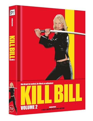 Kill Bill: Vol. 2 - 2-Disc Volume 2 wattiertes Mediabook Cover A [Blu-ray] von Jakob GmbH